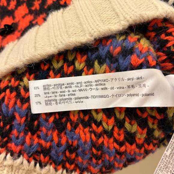 Zara Patchwork Knit Sweater Limited Edition Size S - Picture 12 of 15